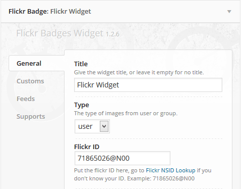 Flickr Badges Widget