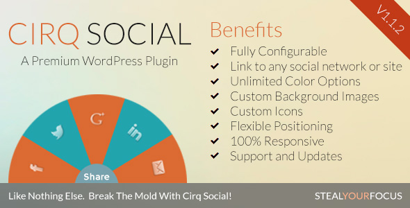 Cirq Social and Feature Linking for WordPress