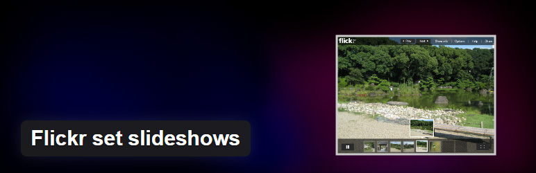 Flickr set slideshows